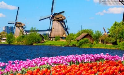 Kinderdijk – Diese Windmühlen sind auf der Liste des UNESCO Weltkulturerbe